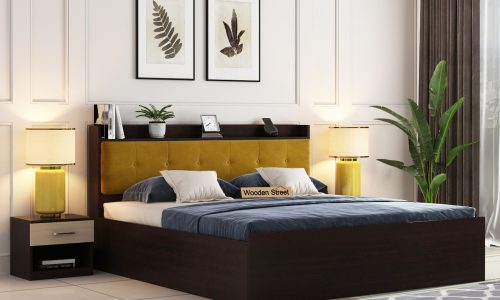 King Size Bed & side table