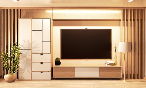 Wardrobe with TV Unit